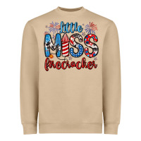 Mushroom little miss firecracker 4th of july Heavyweight Sweatshirt - Artiststas