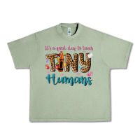 Oil Green its a good day to teach tiny humans Urban Heavy Tee - NancyCooperArtShop
