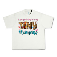 Pistachio its a good day to teach tiny humans Urban Heavy Tee - NancyCooperArtShop