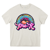 Cream pre k Heavy Core Tee - JahusDesignShop