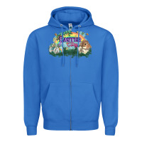 True Royal Happy Easter Day rainbow Zipper Hoodie - HowdyJamesFarm