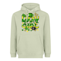 Matcha lucky girl st. patricks day Heavyweight Hoodie - HowdyJamesFarm