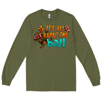 Army Green It's All About The Ball Long Sleeve Tee - LillyAllenDesigns