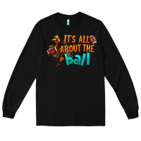 Black It's All About The Ball Long Sleeve Tee - LillyAllenDesigns