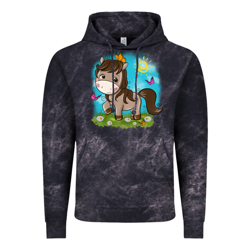 Little Cute Horse Vintage Hoodie by NancyCooperArtShop | Teevron
