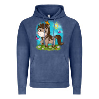 Vintage Denim little cute horse Vintage Hoodie - NancyCooperArtShop