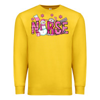 Lemon nurse pink christmas Premium Sweatshirt - OliviaCreatesArt