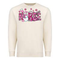 Sandshell nurse pink christmas Premium Sweatshirt - OliviaCreatesArt