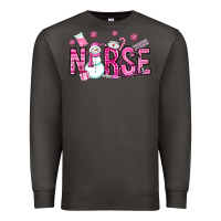 Smoke nurse pink christmas Premium Sweatshirt - OliviaCreatesArt