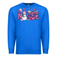 True Royal nurse pink christmas Premium Sweatshirt - OliviaCreatesArt