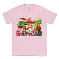 Bubblegum Pink feliz navidad santa Classic Tee - MaliasSmallBusiness