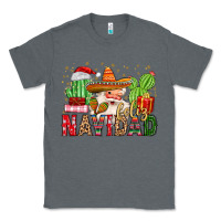 Charcoal Heather feliz navidad santa Classic Tee - MaliasSmallBusiness