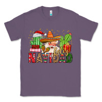 Lavender feliz navidad santa Classic Tee - MaliasSmallBusiness