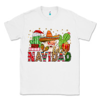 White feliz navidad santa Classic Tee - MaliasSmallBusiness