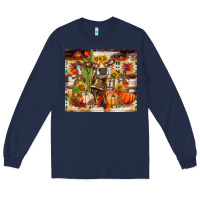Navy fall heifer cow Long Sleeve Tee - RanaPortraitStore