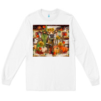 White fall heifer cow Long Sleeve Tee - RanaPortraitStore