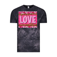 Cloud Black love valentines day Vintage Tee - NancyCooperArtShop