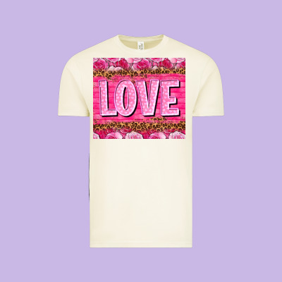 Love Valentines Day Vintage Tee Designed By Nancycooperartshop