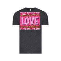 Vintage Black love valentines day Vintage Tee - NancyCooperArtShop