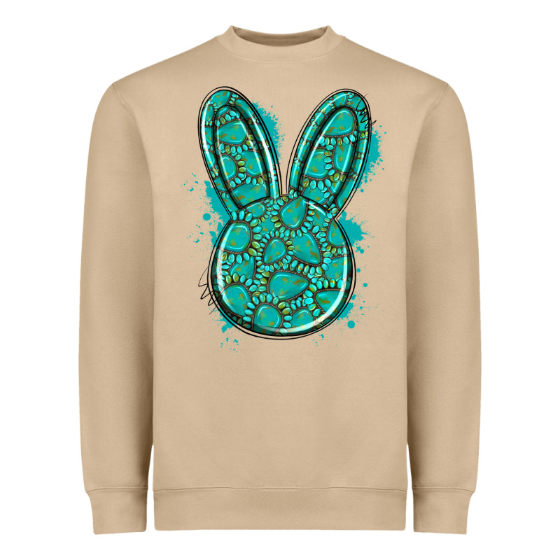 Gemstone Rabbit Heavyweight Sweatshirt by Artiststas | Teevron