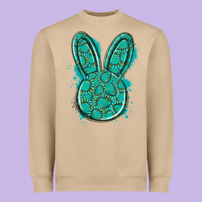 Gemstone Rabbit Heavyweight Sweatshirt Designed By Artiststas