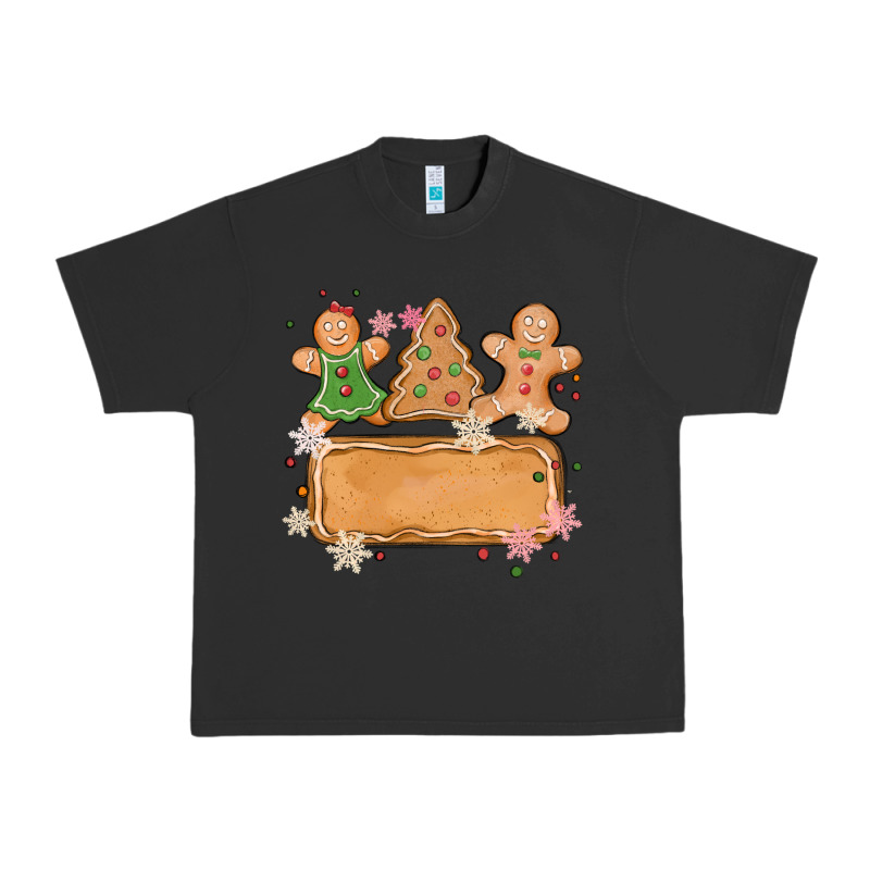 Costom Name Christmas Cookie Urban Heavy Tee by MaliasSmallBusiness | Teevron