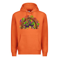 Carrot Mardi Gras rainbow Premium Hoodie - HowdyJamesFarm