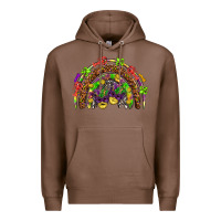 Chestnut Mardi Gras rainbow Premium Hoodie - HowdyJamesFarm