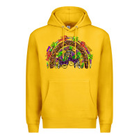 Lemon Mardi Gras rainbow Premium Hoodie - HowdyJamesFarm