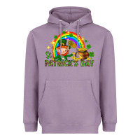 Lavender St. Patrick's Day Elf with elements Heavyweight Hoodie - HowdyJamesFarm