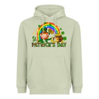 Matcha St. Patrick's Day Elf with elements Heavyweight Hoodie - HowdyJamesFarm
