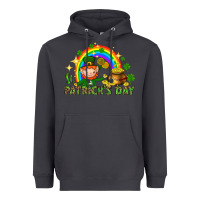 Smoke St. Patrick's Day Elf with elements Heavyweight Hoodie - HowdyJamesFarm
