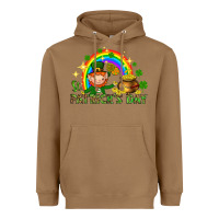 Toasted Coconut St. Patrick's Day Elf with elements Heavyweight Hoodie - HowdyJamesFarm