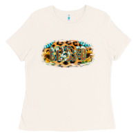 Bone Blessed Sunflower Gemstone Ladies Tee - RanaPortraitStore