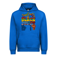 Cobalt juneteenth black king Urban Hoodie - LillyAllenDesigns