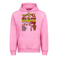 Fuchsia Pink juneteenth black king Urban Hoodie - LillyAllenDesigns