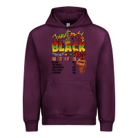 Mauve Wine juneteenth black king Urban Hoodie - LillyAllenDesigns
