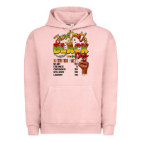 Pigment Salmon juneteenth black king Urban Hoodie - LillyAllenDesigns