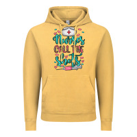 Vintage Mustard nurses call the shots Vintage Hoodie - NancyCooperArtShop