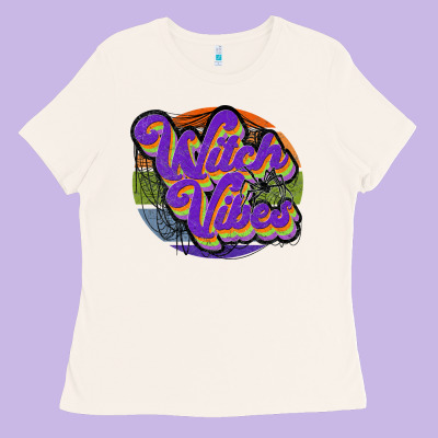 Witch Vibes Ladies Tee Designed By Jahusdesignshop