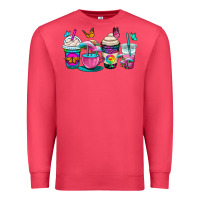 Cardinal tie dye coffee cups Premium Sweatshirt - OliviaCreatesArt