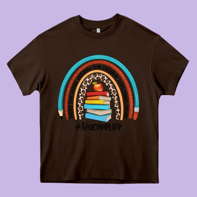 #teacherlife Heavy Core Tee Designed By Jahusdesignshop