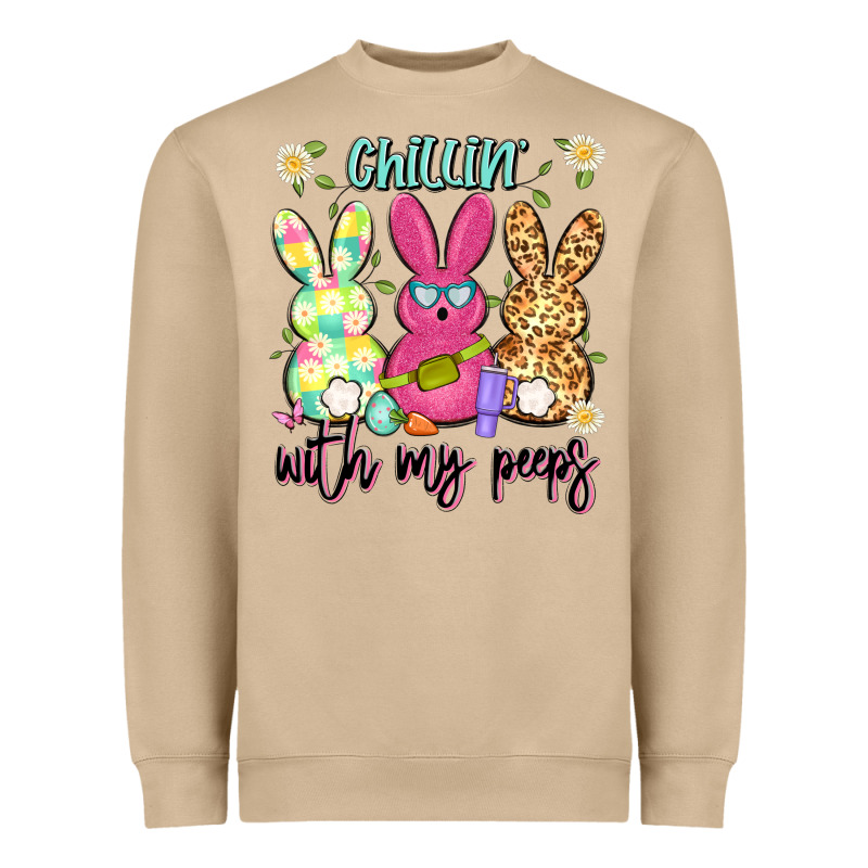 Chillin' With My Peeps Heavyweight Sweatshirt by Artiststas | Teevron