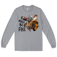Heather Grey It Moose Be Fall Long Sleeve Tee - LillyAllenDesigns