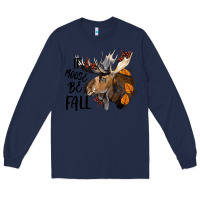 Navy It Moose Be Fall Long Sleeve Tee - LillyAllenDesigns
