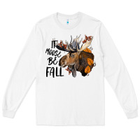 White It Moose Be Fall Long Sleeve Tee - LillyAllenDesigns