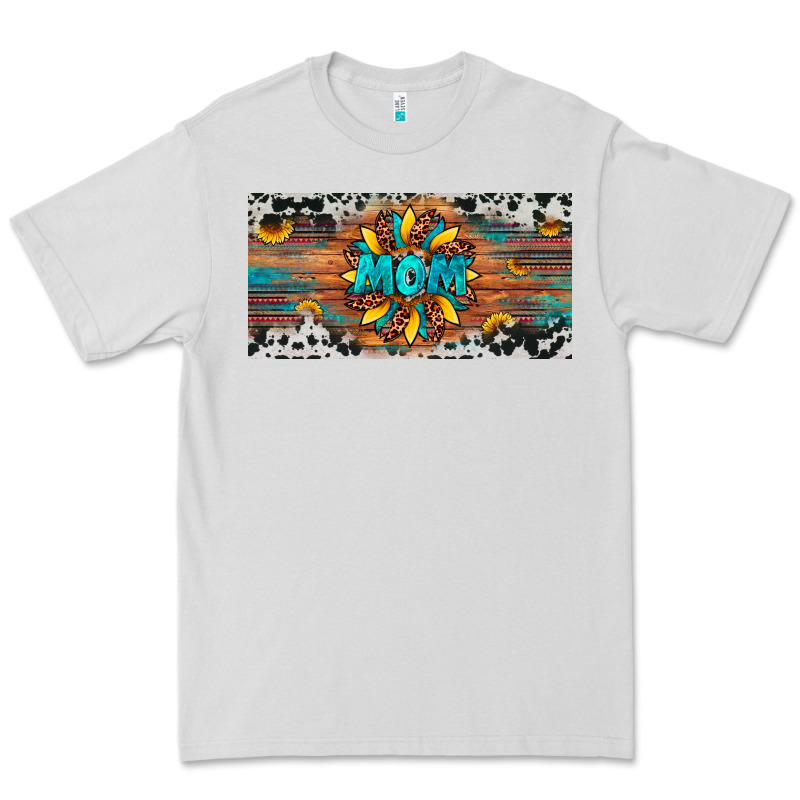 Leopard Sunflower Mom License Plate Premium Tee by Artiststas | Teevron