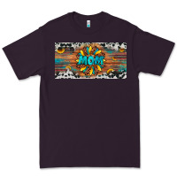 Plum leopard sunflower mom license plate Premium Tee - Artiststas