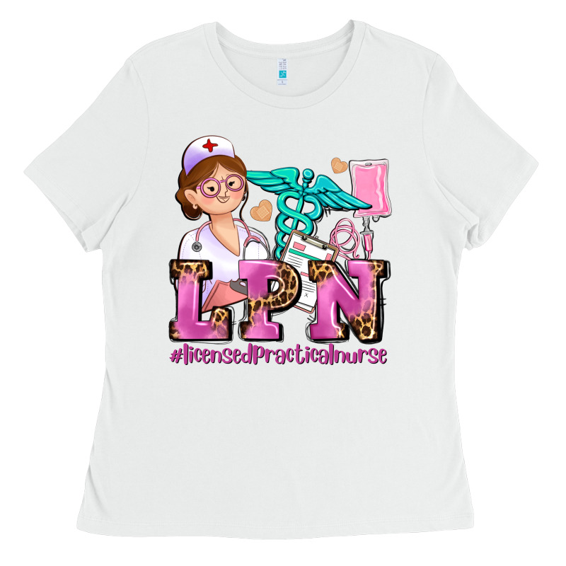 Lpn Licensed Practical Nurse Ladies Tee by AdoDesignShop | Teevron