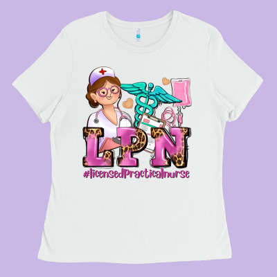 Lpn Licensed Practical Nurse Ladies Tee Designed By Adodesignshop
